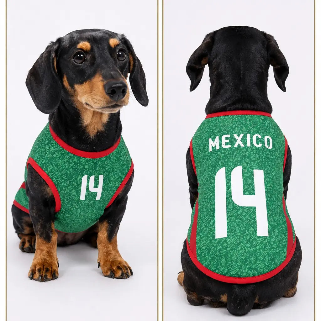 Pet Soccer Jersey for Small to Medium Dogs and Cats - Stylish Game Day Sports Apparel